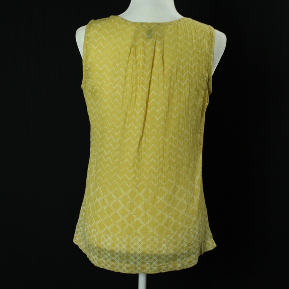 Eddie Baur | Yellow & White Tank Top | Sz S - Picture 7 of 14